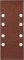 kwb Bandes abrasives 93x230 mm en corindon avec grain 120, encollage de haute qualité, support papier robuste, utilisation universelle pour le ponçage moyennement fin du bois et du métal