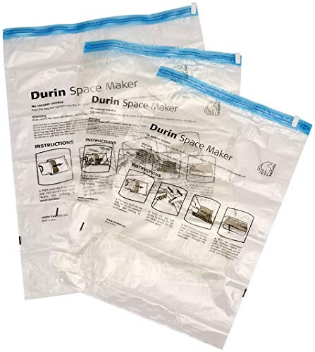 Nordisk Durin Space Maker, 3er Set, Aufbewahrungs- Kompressions- Vakuumbeutel mit Zipverschluss, Ideal für Reisen oder Zuhause
