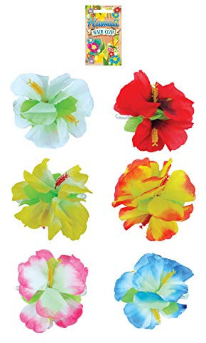 Hawaiian Hibiscus Hair Clip, Hula Fancy Dress