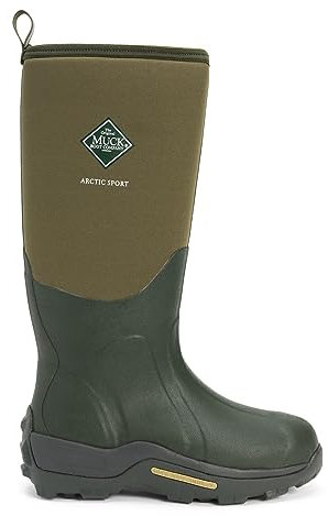 Muck Boots Arctic Sport Stivali Di Gomma Wellington Con Fodera In Lana Muschiata - EUR 38