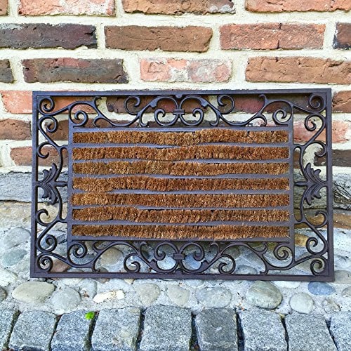 Antikas - Fussabtreter Abtritt Bürstenmatte, Schmutz-Matte, Kokos-Borsten Beste Reinigung