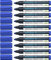 Schneider Maxx 290 Marker (Für Whiteboards und Flipcharts, Strichstärke: 2-3 mm) 10er Packung blau