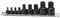 Titan 16138 9-Piece Low Profile Impact Triple Square Bit Socket Set