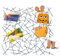 HAB & GUT -CR017V- Pêle mêle photo CROSSED pour accrocher vos photos, 54 x 51 cm, noir