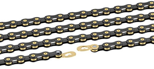 Connex Schaltungskette 10Sb 114 Gld. 5.9 mm Ketten, schwarz/Gold, One Size