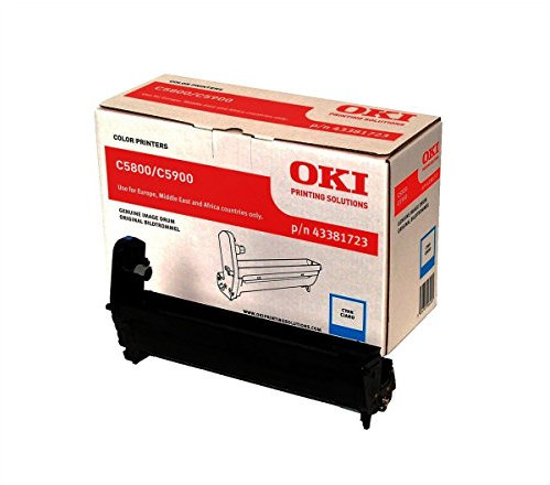Oki 43381723 - Bildtrommeleinheit Cyan - Bildtrommeleinheit/Farbe: Cyan/Lebensdauer bis zu 20.000 Seiten DIN A4 (bei durchschnittlich 3 Seiten pro Druckauftrag), für C5800 / 5900
