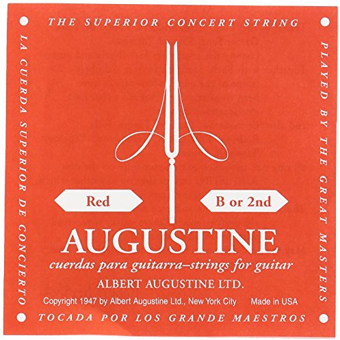 Augustine 650422 Red Label Single H/B2 String for Classic Guitar