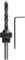 kwb Holz - Aufstecksenker-depth Stop/Bohrer-Set 4SB, Holzspiralbohrer, 4mm, abstandshalter