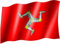 Flagge/Fahne ISLE OF MAN Staatsflagge/Landesflagge/Hissflagge mit Ösen 150x90 cm, sehr gute Qualität