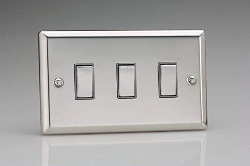 Varilight XC93D, 230 V, Mirror Chrome, 91x150x25mm