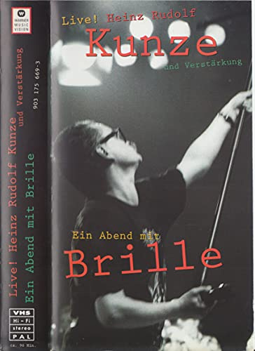 Heinz Rudolf Kunze - Ein Abend mit Brille/Live [VHS]