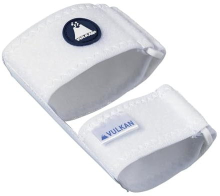 VULKAN Tennis Elbow Brace – Dual Cuff Arm Support with Compression Pads for Medial and Lateral Epicondylitis – Injury Relief for Golfers & Tennis Elbow – Comfortable and Latex Free – Large
