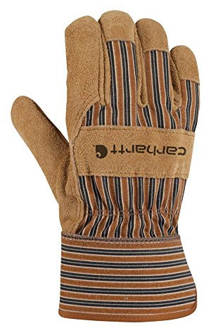 Carhartt Herren-Arbeitshandschuh aus Wildleder mit Sicherheitsmanschette, Braun, M (pack1)