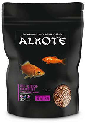 AL-KO-TE, Nourriture 3 Saisons pour Petits carpes koïs, Printemps à Automne, granulés flottants de 2 mm, Nourriture pour Poissons de Bassin et dorés.