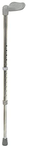Aidapt Small Left Handed Adjustable Height Lightweight Walking Stick with Anti Slip Ferrule Foot to Aid Stability and Confidence when Walking Supplied with a Hanging Carry Strap for The Shorter user