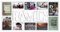 Close Up® 3D Fotorahmen Family für 10 Fotos- Qualität Collage Bilderrahmen XL - ca. 73x37 cm - weiÃŸ
