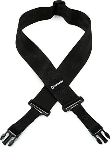 DiMarzio DD2200BK Cliplock Strap, Black, 43.5 to 63.5 inches
