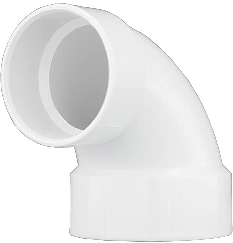 CHARLOTTE PIPE 3 x 4 DWV Closet Bend REDUCING HUB X HUB DWV (Drain, Waste and Vent) (1 Unit Piece)