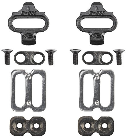 Messingschlager Exustar Schuhplattenset Silber/Schwarz