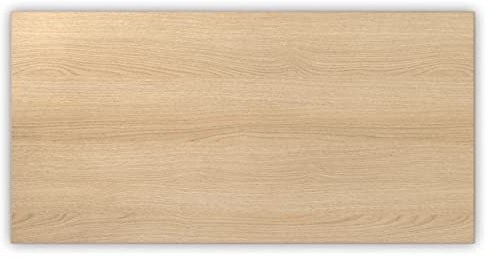 bümö Tischplatte 160x80 cm in Eiche, Schreibtischplatte aus Holz, Holzplatte, Spanplatte kratzfest beschichtet, ABS-Kante, 120 kg Tragkraft für DIY Homeoffice Schreibtisch & mehr