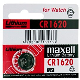 MAXELL CR1620 - Batteria a litio CR 1620 CR-1620, 3 V