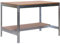 Simon Rack Mesa de Trabajo Taller, 600 kg Capacidad Carga, 842x1510x760 mm, Galva/Madera - BT0