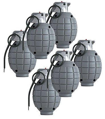 Toyland Kinder Armee SAS Toy Handgranaten - Set Von 6 Schwarz Dummy Granaten [Spielzeug]