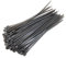 TR Ties Lot d’attaches câbles en plastique extra-larges Noir/blanc, argent