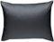 Bettwaesche-mit-Stil Mako-Satin Baumwollsatin Bettwäsche Uni einfarbig zum Kombinieren (Kissenbezug 70 cm x 90 cm, Anthrazit)