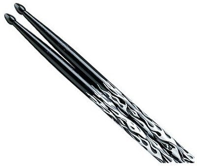 Tama 5A Drumsticks Silver Rhythimic Fire Black, lackierter Stock