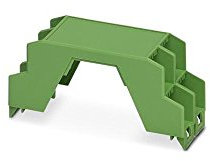 PHOENIX CONTACT ME 35 OT-MSTBO GN Tragschienengehäuse, Oberes Gehäuseteil für Steckverbinder mit Vorsatz, Grün, 35.2mm Breite, 99mm Höhe, 45.85mm Tiefe, 10 Stück