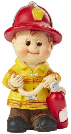 Hobbyfun Feuerwehrmann Figurine ca. 4,5 cm bunt