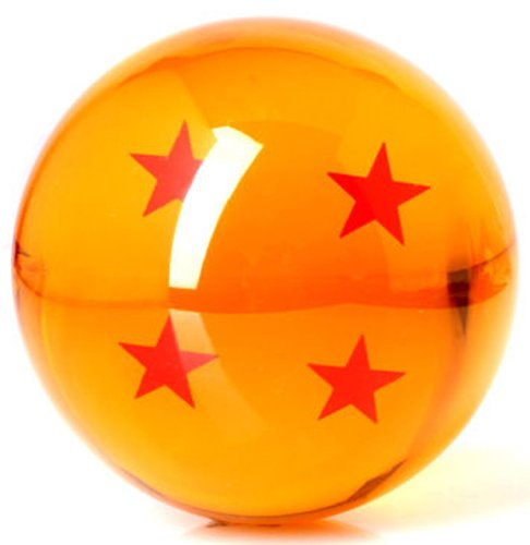 NuoYa005 Cosplay Goku Figure DragonBall Z 4.5cm Stars No.4 JP Anime Dragon Crystal Ball Collection Gift