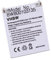 vhbw batteria sostituisce Panasonic CGA-LB102 per telefono fisso cordless (700mAh, 3,7V, Li-Ion)