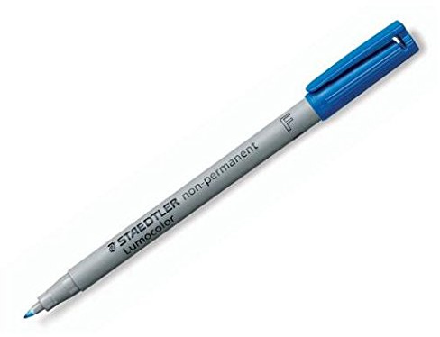 STAEDTLER MARS Folienstift Lumocolor S nonpermanent blau
