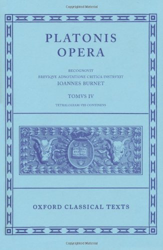 Plato Opera Vol. IV (Clitopho, Respublica, Timaeus, Critias.): (Clitopho, Respublica, Timaeus, Critias) Vol 4 (Oxford Classical Texts) (1963-03-26)