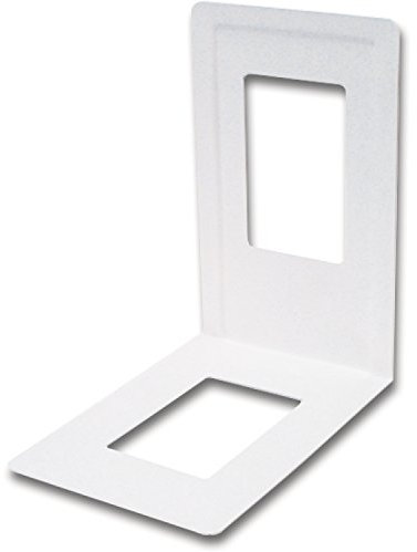 Element System Buchstützen aus Metall, 120 x 130 mm, 4 Stück, weiß, 10803-00000
