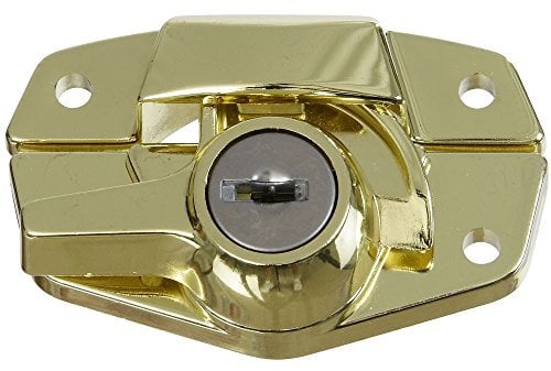 National Hardware N183-723 VKA821 Keyed Sash Lock in Brass
