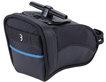 BBB Cycling Fahrrad Satteltasche für einfache Montage auf Mountainbike Rennrad und citybike, Kompakte Sattel tasche, Saddle bag, BSB-13 Curvepack, Schwarz, Medium (520 cm3)