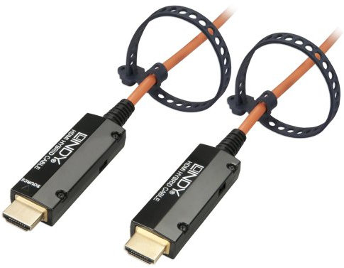 Lindy 38073 Câble Hybride HDMI 50 m Noir