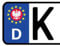 Werbetechnik Sotirios Papoutsis 2X Kennzeichen Aufkleber Polen Nummernschild Sticker (ca.2 cm)