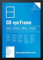 GB eye Cadre MDF (50 x 70 cm) Noir