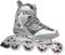 Roller Derby AERIO q-60 Damen Inline Skates, Mädchen Unisex Damen Herren Jungen, Grey/White/Purple, 9