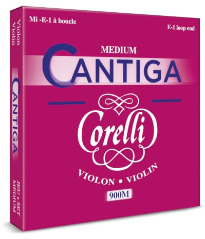 Corelli Cordes Violon Cantiga Jeu avec Mi boucle Medium 900M