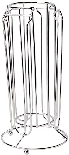 Equinox 511068 Distributeur Capsule, Acier Chromé, Blanc, 12.5 x 25 x 12.5 cm