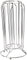 Equinox 511068 Distributeur Capsule, Acier Chromé, Blanc, 12.5 x 25 x 12.5 cm