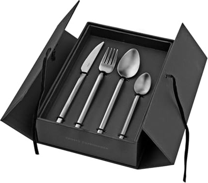 Broste Copenhagen Sletten Full Satin Forged Besteckset 16tlg.