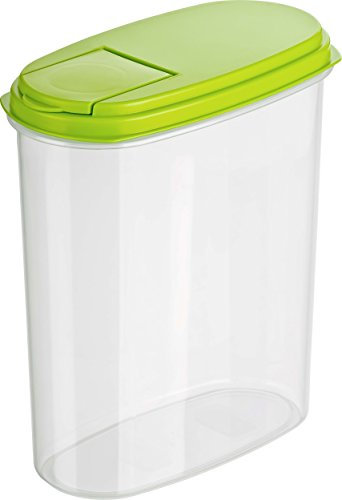 Kigima Schüttdose für Müsli 2L 3er Set Grün – Vorratsdosen mit Deckel luftdicht – Frischhaltedosen mit Deckel – Aufbewahrungsbox Küche für Mealprep & Organisation – Austrian Quality