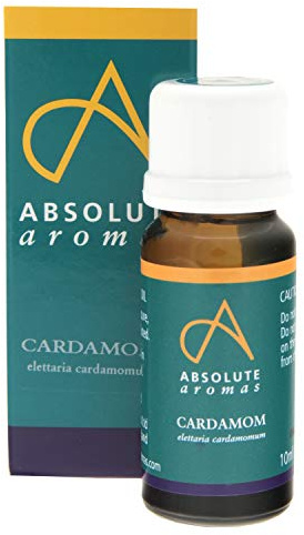 Absolute Aromas Cardamom 10ml Essential Oil - 100% Pure, Natural, Undiluted, Vegan and Cruelty-Free - for use in Diffusers and Aromatherapy Blends