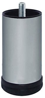 Home System 675604 Metallfuß für Sofas und sonstige Möbel, Durchmesser 60, Höhe 120 mm, mattiert